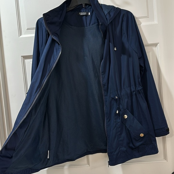 Navy Blue Rain Jacket - Picture 5 of 5